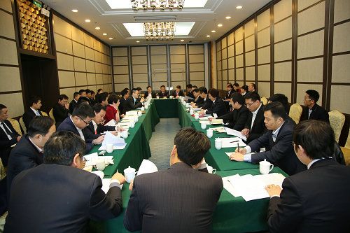 公司召开第一次工会会员代表大会、一届一次职代会暨2016年岁情会、清静事情会