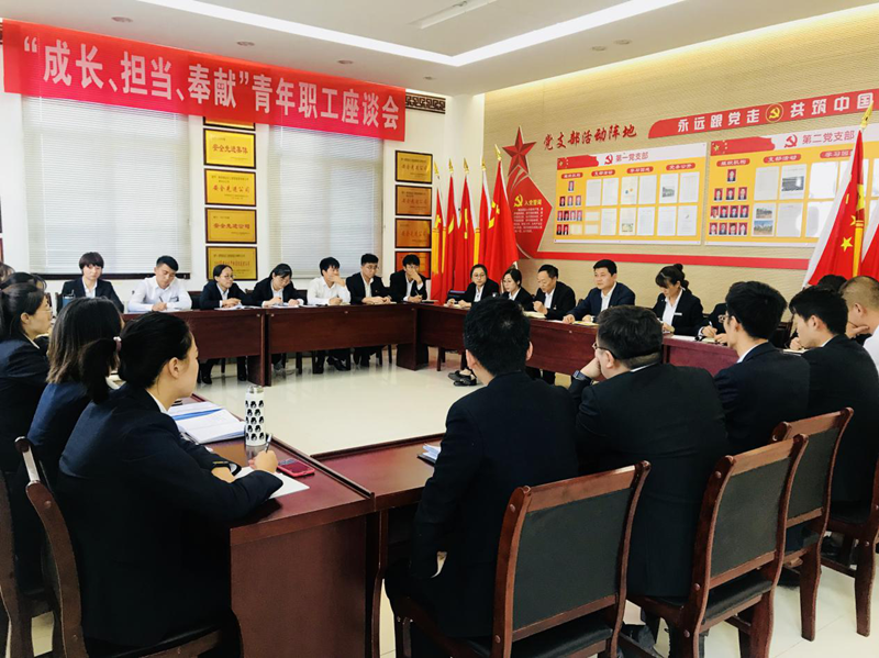 神木分公司团支部组织召开青年座谈会