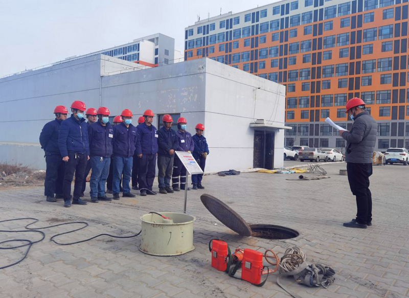 神木分公司：小保当运营中心开展受限空间CO中毒应急演练