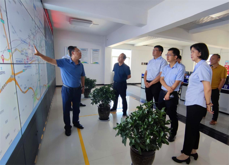 咸阳市礼泉县向导到新型能源咸阳公司举行生物质项目考察调研